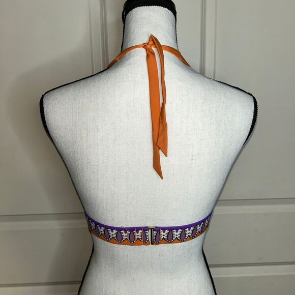Victoria’s Secret Boho Print Halter Bikini Top Size S/P - Picture 3 of 4